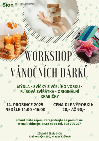 Workshop vánočních dárků