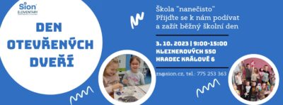 Den otevřených dveří 3. 10. 2023